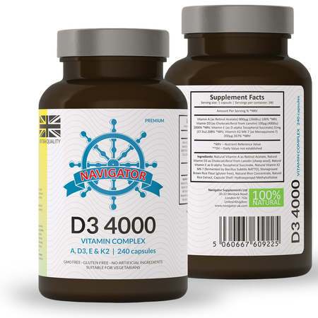 NAVIGATOR Cztery Pory Roku Witamina D3 4000 IU 240 kaps.