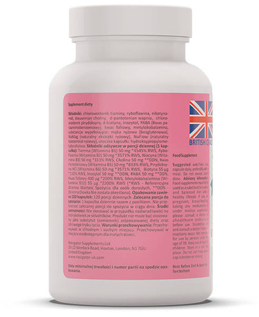 NAVIGATOR Witamina B50 120 kapsułek