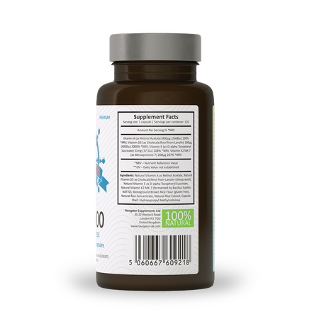 Colway colamiD 60 kapsułek witaminy D3+K2 Wapń i Fosfor