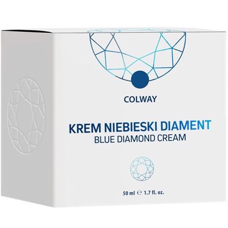 Colway kolagenowy krem przeciwstarzeniowy Blue Diamond 50 ml.